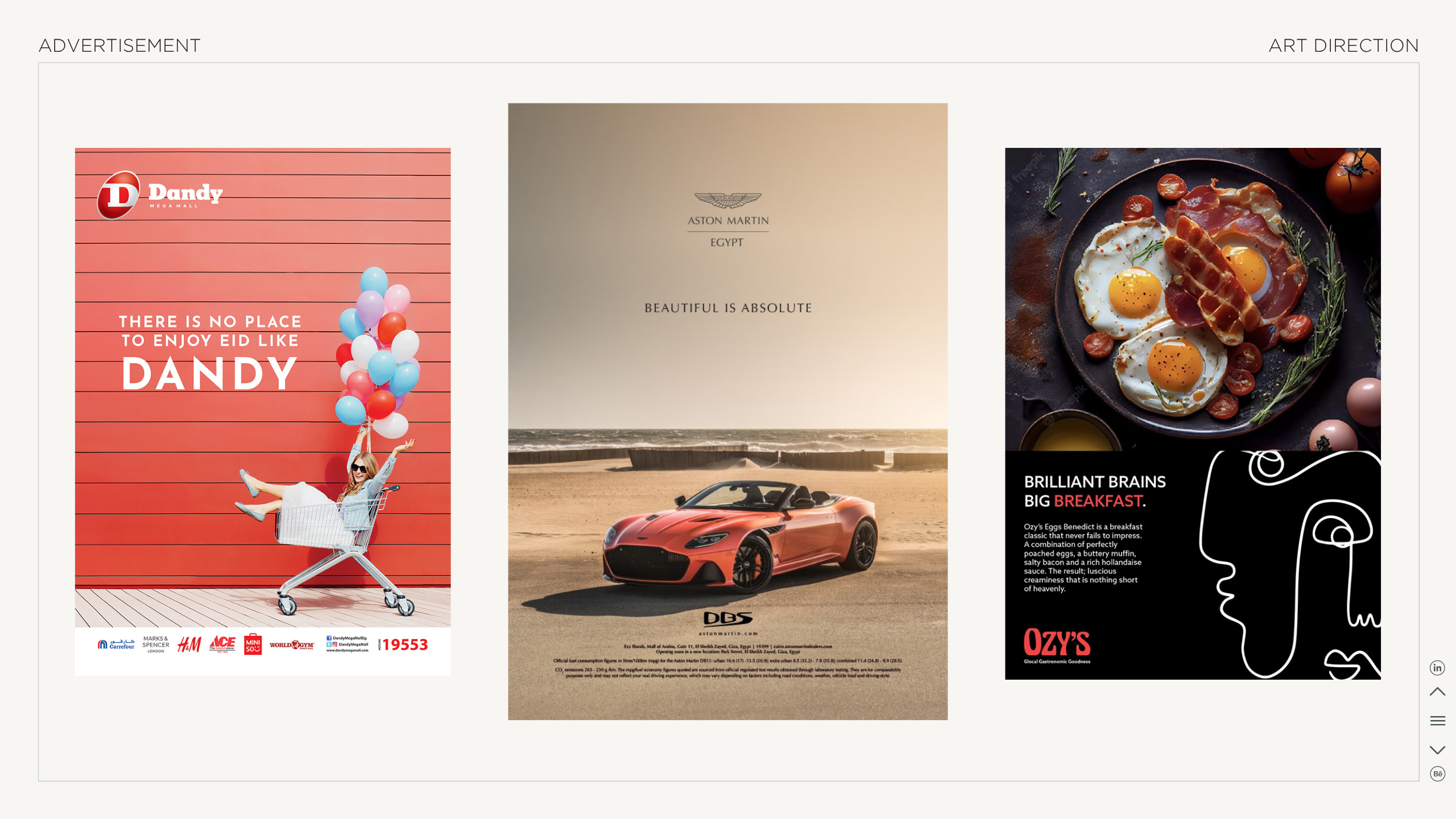 Advertisement and Art Direction digital marketing campaigns